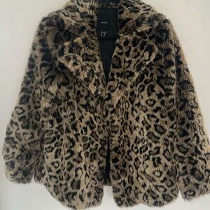 Faux fur jacket
